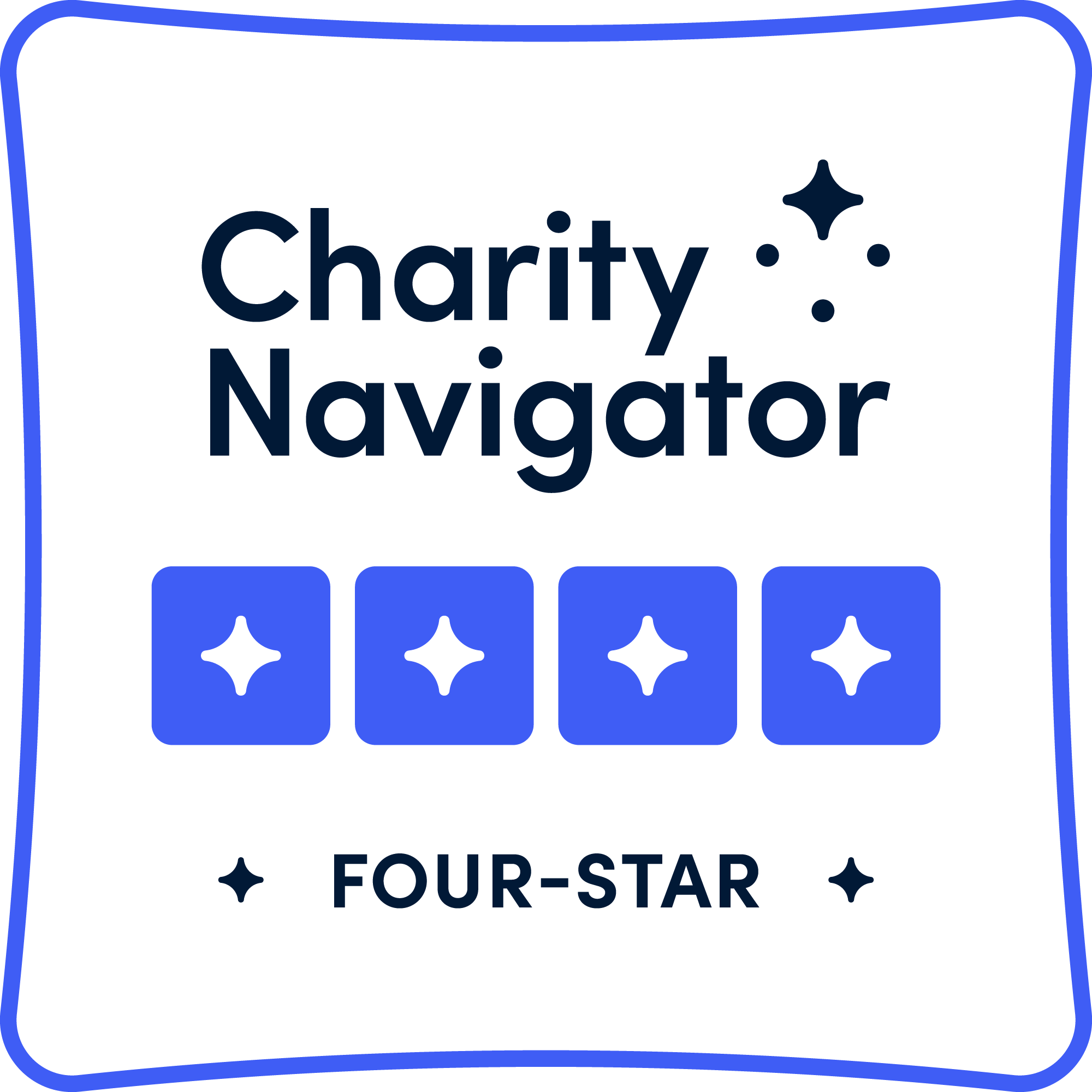 Charity Navigator badge - Four-star