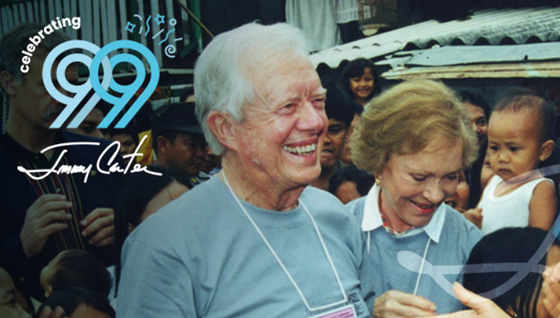 Join us in honoring former President Jimmy Carter's 99th birthday!